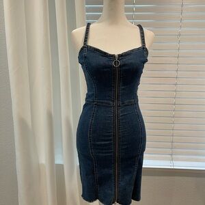 Zara Blue Denim Skirt